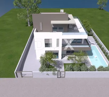 ZADAR, ZATON – Luksuzna kuća s bazenom, pogledom na more i samo 200 m od plaže - cover