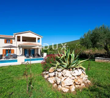ISTRA, LABIN - Kuća s bazenom i pogledom na more - cover