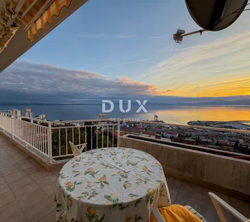 RIJEKA, TRSAT – etaža privatne kuće s očaravajućim pogledom na more, vrhunska pozicija iznad centra Rijeke - cover