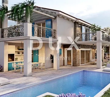 ISTRA, RABAC - Mediteranska kuća s bazenom i panoramskim pogledom na more - cover