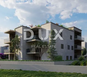 PAG, MANDRE - stan u novogradnji, prvi red do mora, s privatnim parkingom i terasom - cover