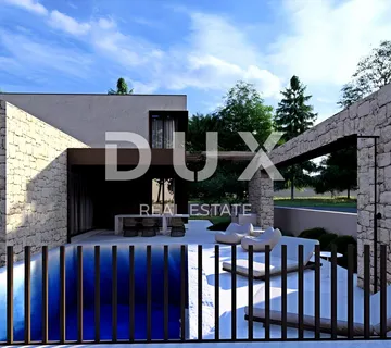 ISTRA, BRTONIGLA - Novogradnja moderne arhitekture s bazenom - cover