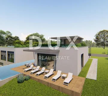 BALE, ISTRA Zemljište sa započetom gradnjom ekskluzivne vile - cover