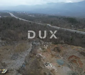 MATULJI, PERMANI - Građevinsko zemljište 1986m2 u radnoj zoni za skladište / halu, M ZONA, oznaka E - cover