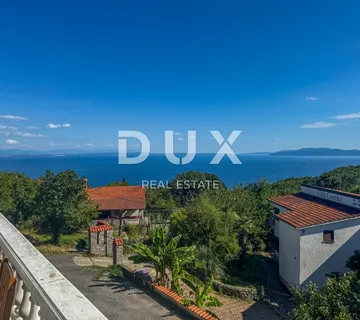 OPATIJA, POBRI - prostrana samostojeća kuća s pogledom na more, okućnicom i više stambenih jedinica - cover