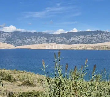 OTOK PAG, PAG - PRILIKA! Zemljište sa spektakularnim pogledom na more! - cover