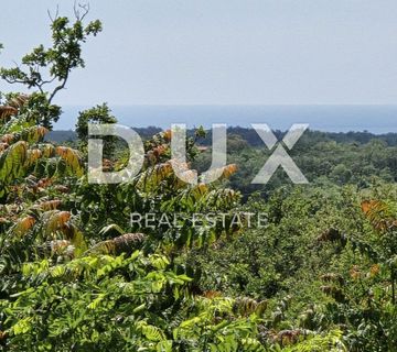 ISTRA, BUJE - TOP ponuda! Građevinsko zemljište s dozvolom za 5 vila s bazenom, prekrasan pogled na more, prilika! - cover