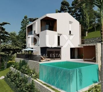 OPATIJA RIVIERA – posebna dizajnerska vila blizu mora s dva bazena, wellness i panoramski pogled - cover