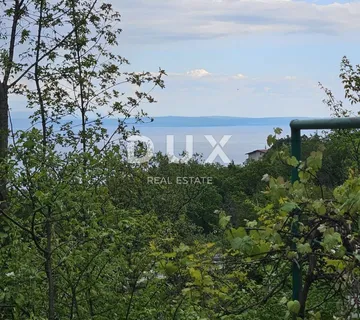 OPATIJA, VEPRINAC, ŠIMETIĆI - samostojeća kuća 300m2 za adaptaciju s pogledom na more + okućnica 1500m2 - cover