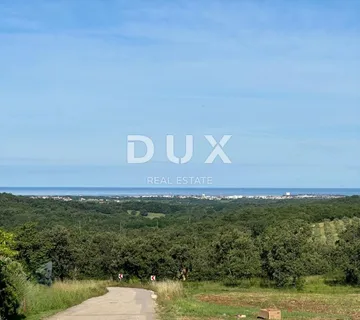 ISTRA, BUJE - Kompleks zemljišta s idejnim projektom i prekrasnim pogledom na more - cover