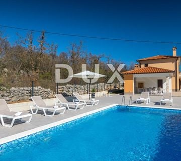 ISTRA, RABAC - Samostojeća kuća s bazenom i velikom okućnicom - cover