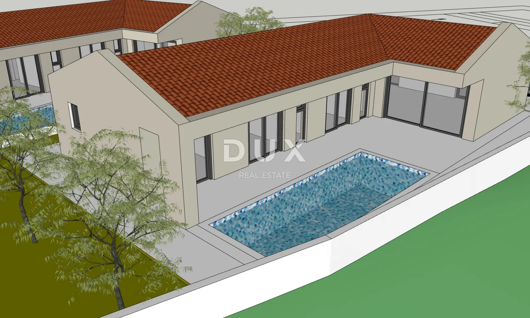 ISTRA, MARČANA - Premium projekt prizemnica s bazenom - cover