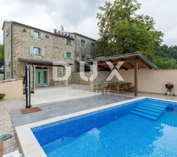 ISTRA,MOTOVUN - Autohtona kamena kuća s bazenom - cover