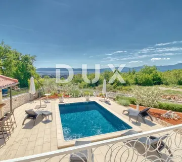 OTOK KRK, OMIŠALJ - Kuća s bazenom i dva stana - cover