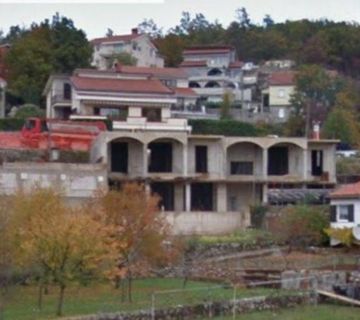 OPATIJA, JUŠIĆI - započeta gradnja 1250m2 na zemljištu od 1330m2 s pogledom na more  - cover