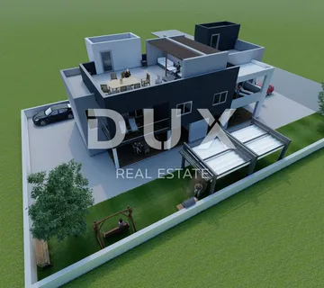 ZADAR, VRSI - Dvojna Kuća s Privatnim Bazenom i Ogromnom Terasom s Pogledom na More! B2 - cover