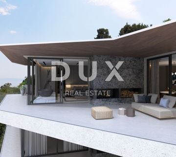 OPATIJA, CENTAR - prestižan penthouse iznad centra Opatije u novogradnji posebnog arhitektonskog karaktera - cover