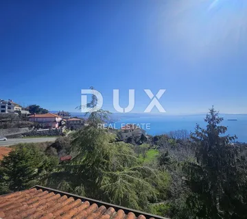 OPATIJA, BREGI- dvoetažni stan 100m2, DB+2S s panoramskim pogledom na more i garažom za najam - cover