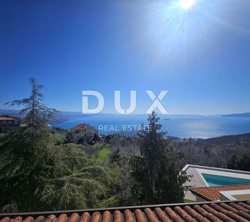 OPATIJA, BREGI- dvoetažni stan 100m2, DB+2S s panoramskim pogledom na more i garažom za najam - cover
