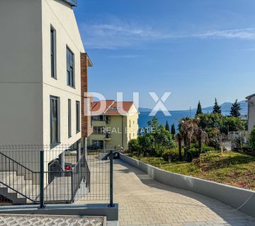 OPATIJA, PAVLOVAC - dvoetažni stan 141m2 s krovnom terasom u novogradnji, blizina Opatije, pogled na more - cover