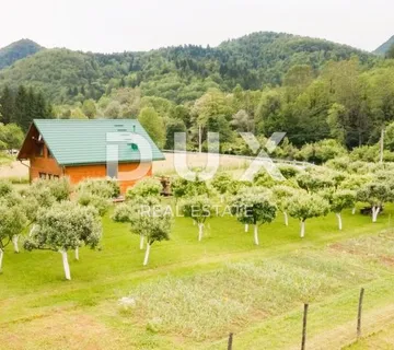 GORSKI KOTAR, BROD NA KUPI - Građevinsko zemljište sa voćnjakom uz rijeku - cover