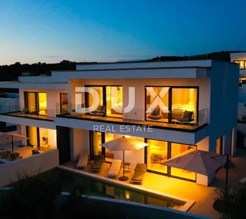 OTOK PAG, JAKIŠNICA - vrhunska moderna duplex vila s bazenom - cover