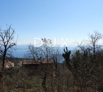 OPATIJA, IČIĆI, ANIČIĆI - građevinski teren 1520m2 S LOKACIJSKOM DOZVOLOM! s pogledom na more za zgradu-stanove -apartmane / obiteljsku kuću / kuću za iznajmljivanje - odmor s bazenom - cover