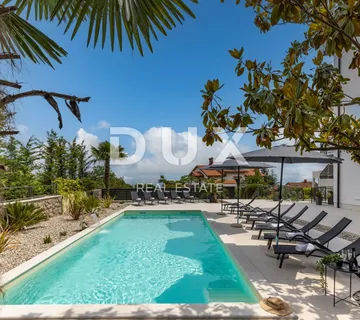 OPATIJA, IČIĆI - NOVO - stan 135m2 za dugoročni najam, bazen, terasa, panoramski pogled na more - cover