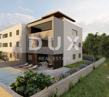 ZADAR, PRIVLAKA - Vrhunski penthouse 50 metara od mora s prekrasnim pogledom na more! S7 - cover