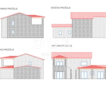 ISTRA, BUZET - GRAĐEVINSKO ZEMLJIŠTE 715 m2 S PROJEKTOM ZA KUĆU S BAZENOM!!! PRILIKA!!! - cover