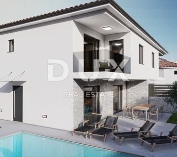 OTOK KRK, MALINSKA - Dvojna vila s bazenom, okućnicom, parkingom i pogledom na more - cover