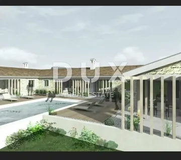  ISTRA, KRNICA - veliko zemljište s građevinskim dozvolama za sedam objekata - cover