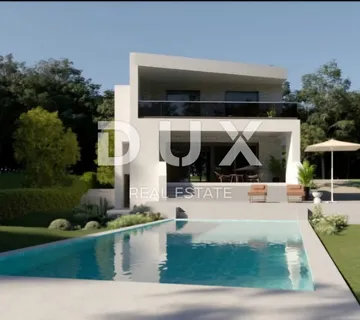 POREČ, KAŠTELIR - građevinsko zemljište 700m2 S GRAĐEVINSKOM DOZVOLOM!! za villu s bazenom - cover