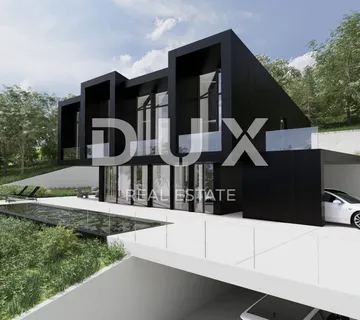 OPATIJA, RIVIERA - villa 250m2 s panoramskim pogledom na more i bazenom + uređena okućnica 1200m2 - Sveta Jelena, Mošćenička Draga