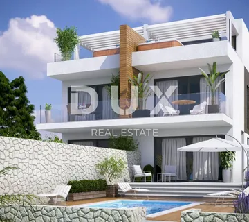 OTOK PAG, NOVALJA - Dvoetažni penthouse s krovnom terasom