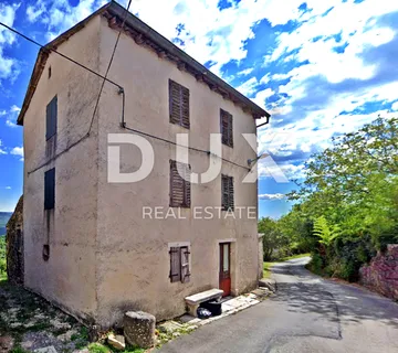 ISTRA, CEROVLJE - Kamena kuća s panoramskim pogledom