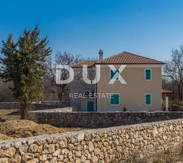 OTOK KRK - Rustikalna kuća u unutrašnjosti otoka s bazenom - Muraj, Krk