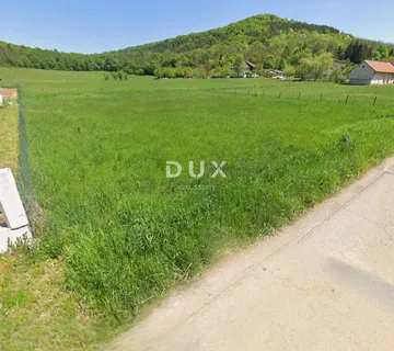 LIKA, OTOČAC, PROZOR- građevinsko zemljište 1120m2 u blizini rijeke Gacke za višestambene kuće- apartmane/ obiteljske kuće  / kuće za iznajmljivanje s bazenom  - cover