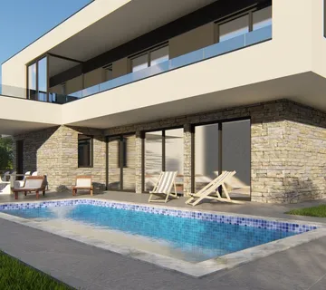 ISTRA, MARČANA Vila za odmor s bazenom - 2 km od mora - cover