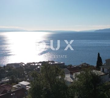 OPATIJA - građevinsko zemljište 1400m2 S LOKACIJSKOM DOZVOLOM!!! i panoramskim pogledom na more - cover