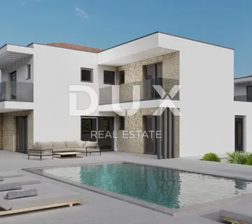 ISTRA, VIŠNJAN - Građevinsko zemljište s predanim zahtjevom za gradnju dvije samostojećih modernih vila