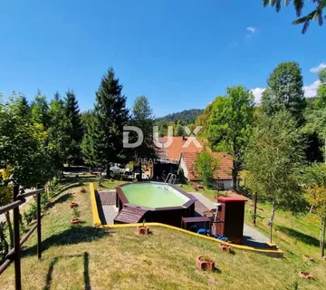 GORSKI KOTAR, VRATA - Topli goranski dom u srcu prirode, 260m2 - Slavica, Fužine