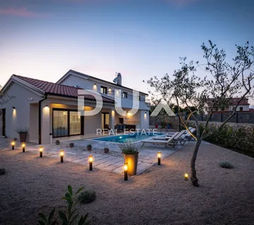 OTOK KRK, okolica grada Krka - Luksuzna vila u novogradnji na mirnoj lokaciji - Muraj, Krk