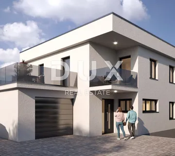 KASTAV - Villa u novogradnji, gradske linije, pogled na more, top lokacija!