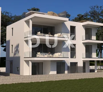 ZADAR, VIR - Luksuzan stan s vrtom drugi red do mora! BS1