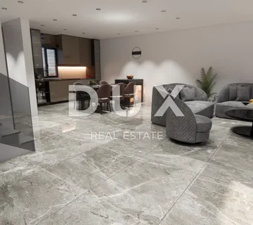 OTOK KRK, VRBNIK - Pola dvojne kuće za odmor s pogledom na more  - cover