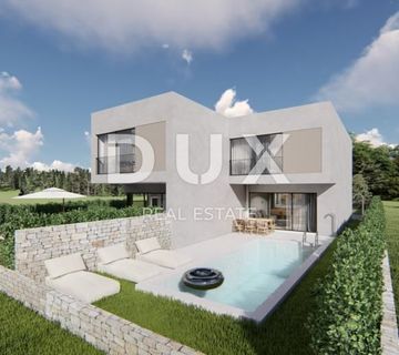 ŠIBENIK, PIROVAC - Duplex s bazenom u izgradnji  - cover