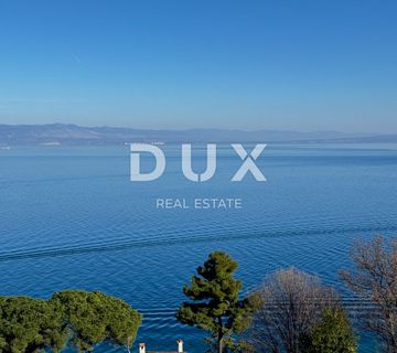 OPATIJA, RIVIERA - zemljište za izgradnju kuće s bazenom 300m od plaže, top pozicija, panoramski pogled na more - cover