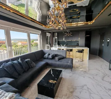 ZADAR, SUKOŠAN - Luksuzno namješten penthouse 50 m od plaže!