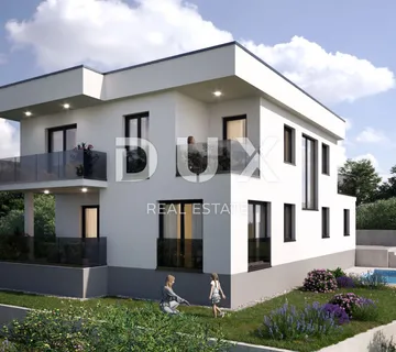 KASTAV - Građevinsko zemljište, GRAĐEVINSKA DOZVOLA, pogled more! - cover